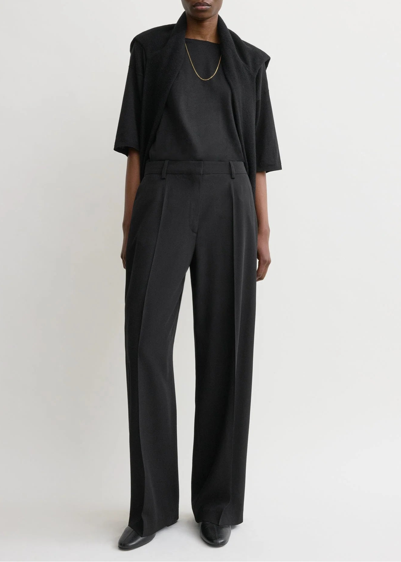 Wide Fluid Trousers