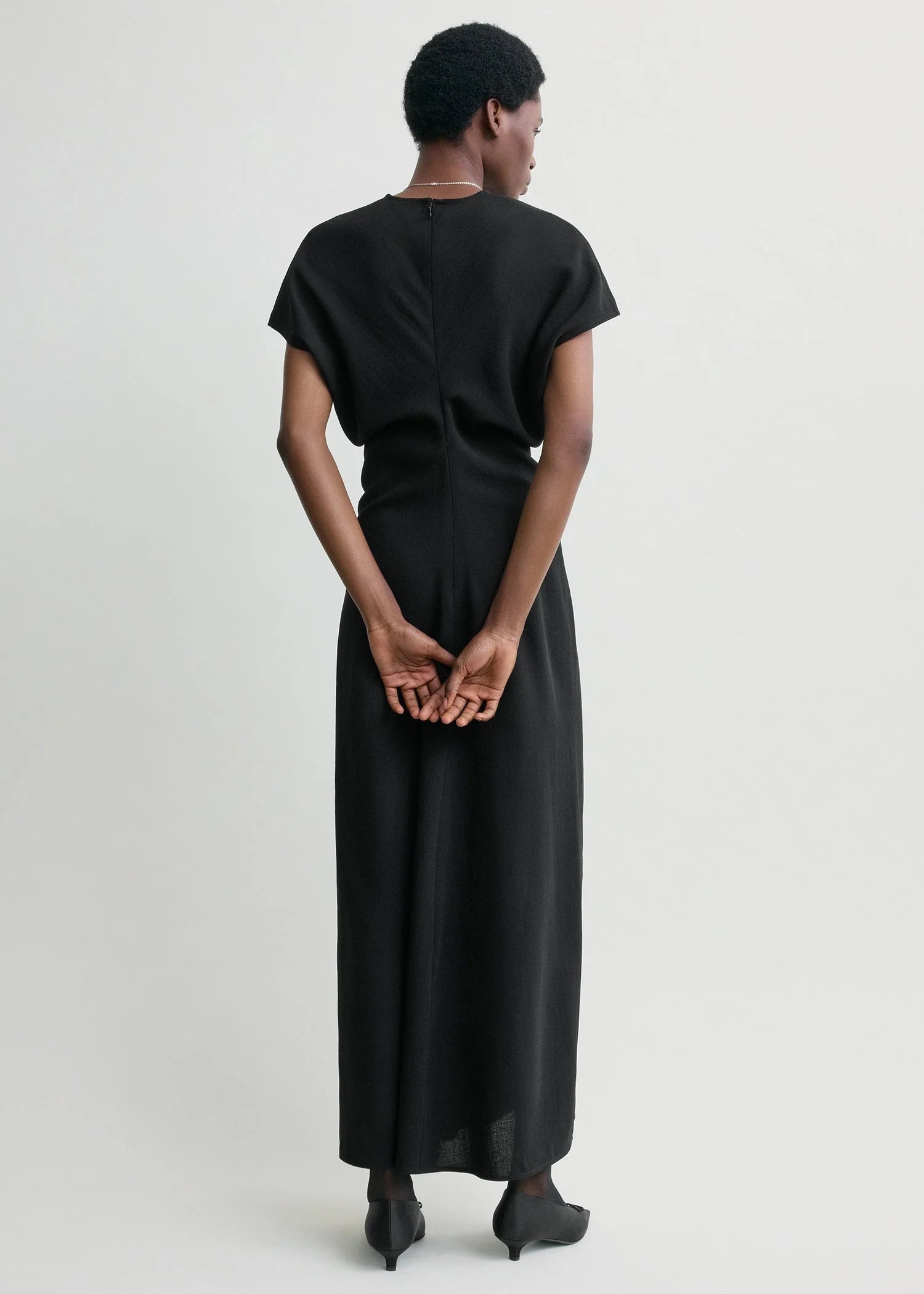Slouch Waist Wood Dress - The Lake Forest Shop