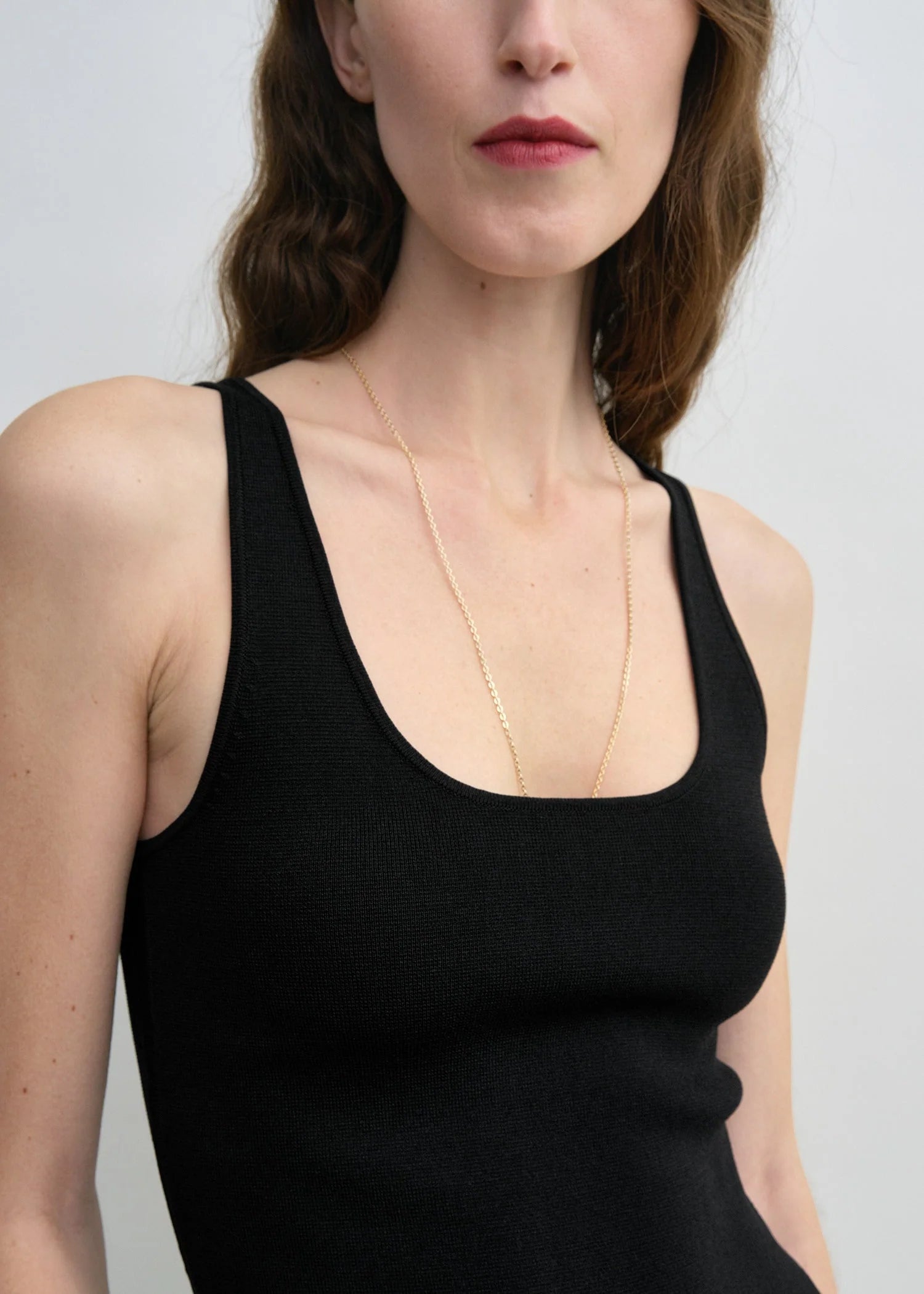 Compact Knit Tank Top - The Lake Forest Shop