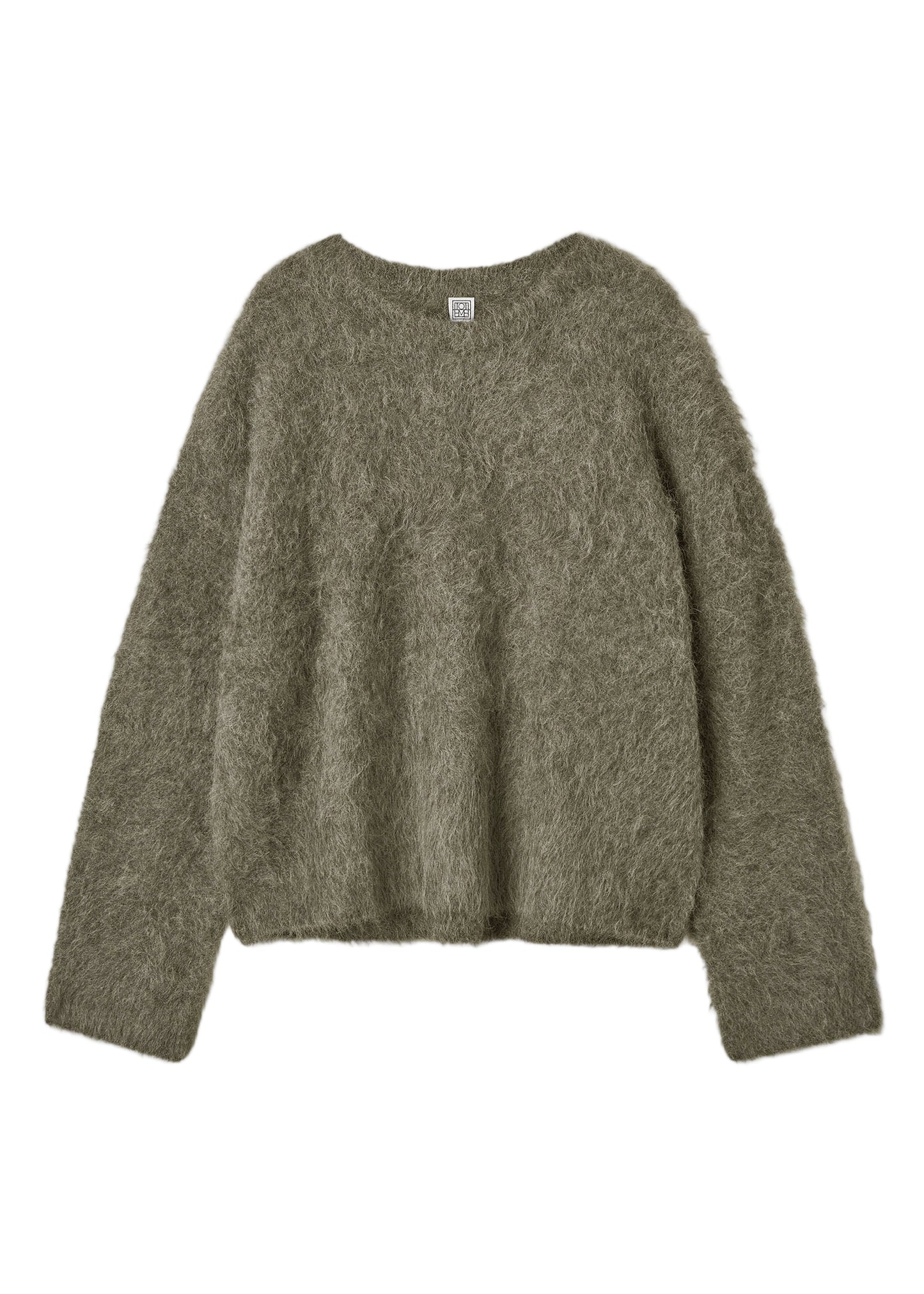 Boxy Alpaca Knit Sweater
