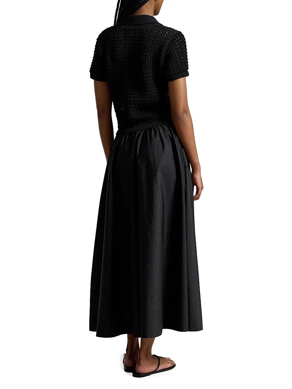 Short Sleeve Fit and Flare Dress