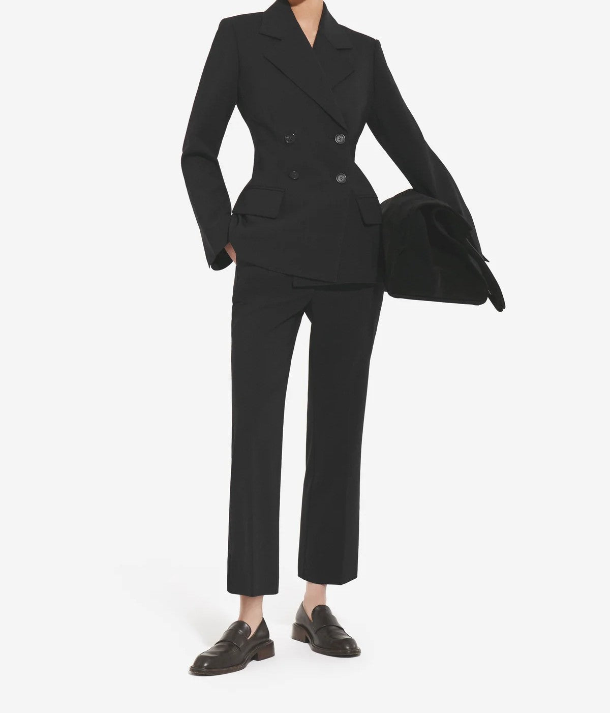 Double Breasted Fitted Blazer