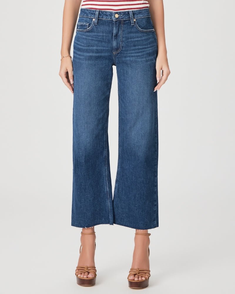 Paige Leenah Ankle Jean Raw Hem- St. Tropez - The Lake Forest Shop