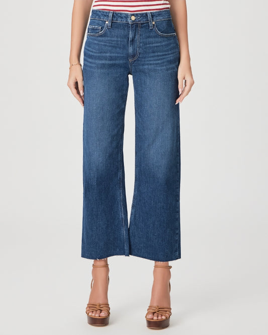 Paige Leenah Ankle Jean Raw Hem- St. Tropez - The Lake Forest Shop