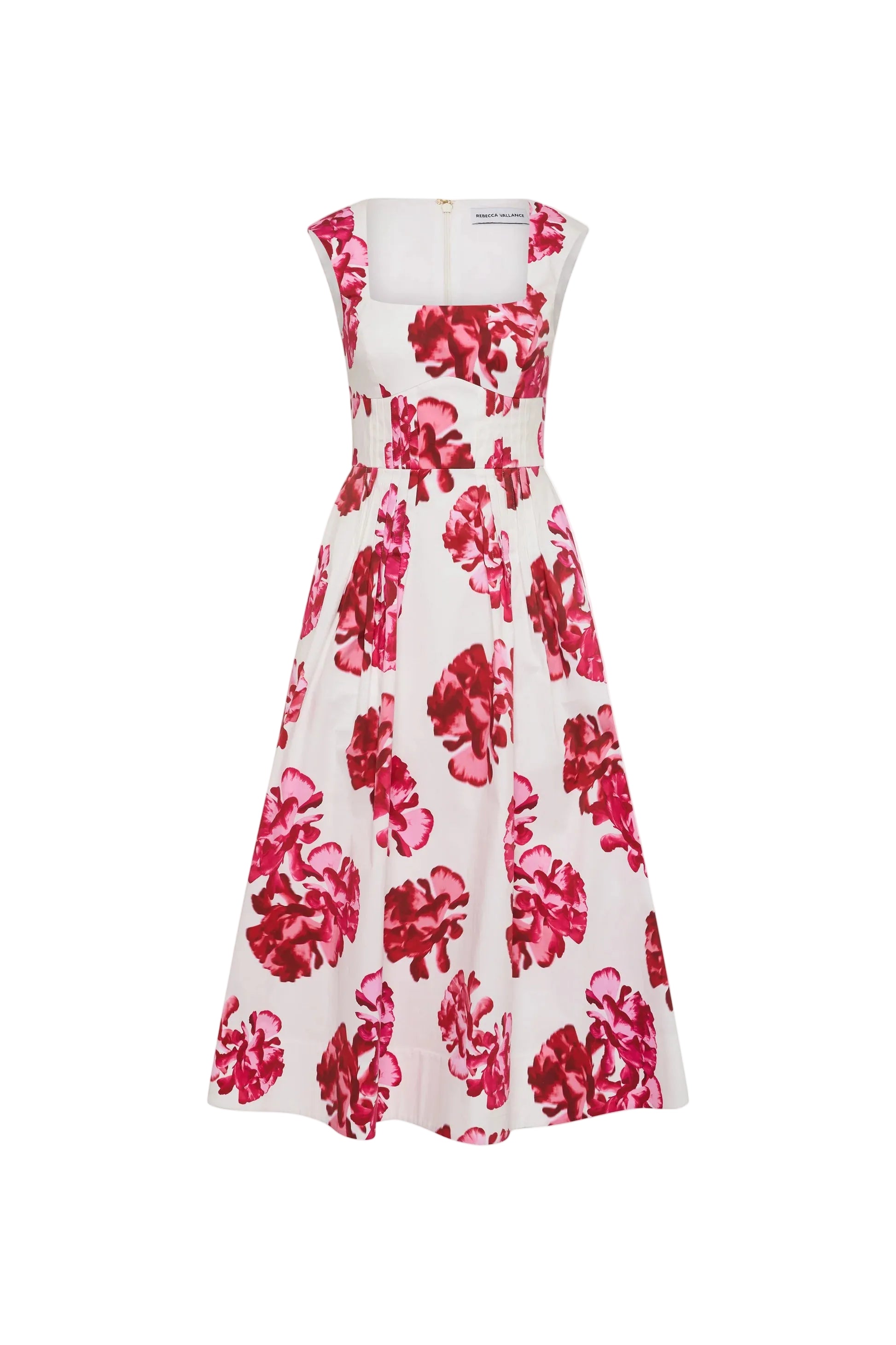 Damask Rose Midi Dress - The Lake Forest Shop