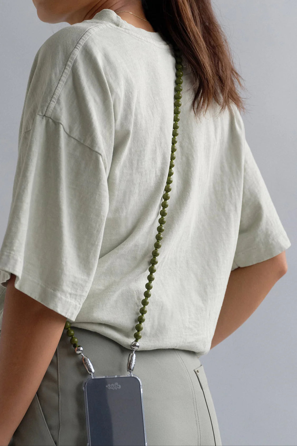 Wood Crossbody Olive