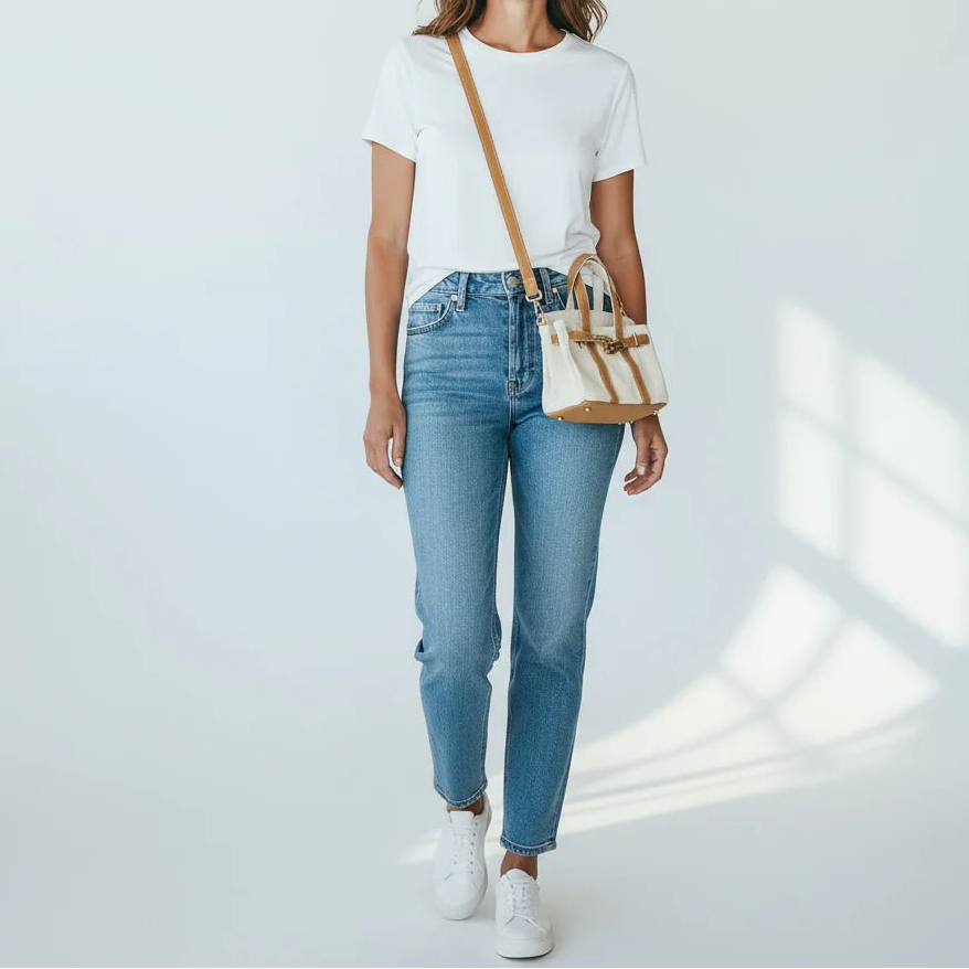 The Luxey Mini Canvas Tote - The Lake Forest Shop