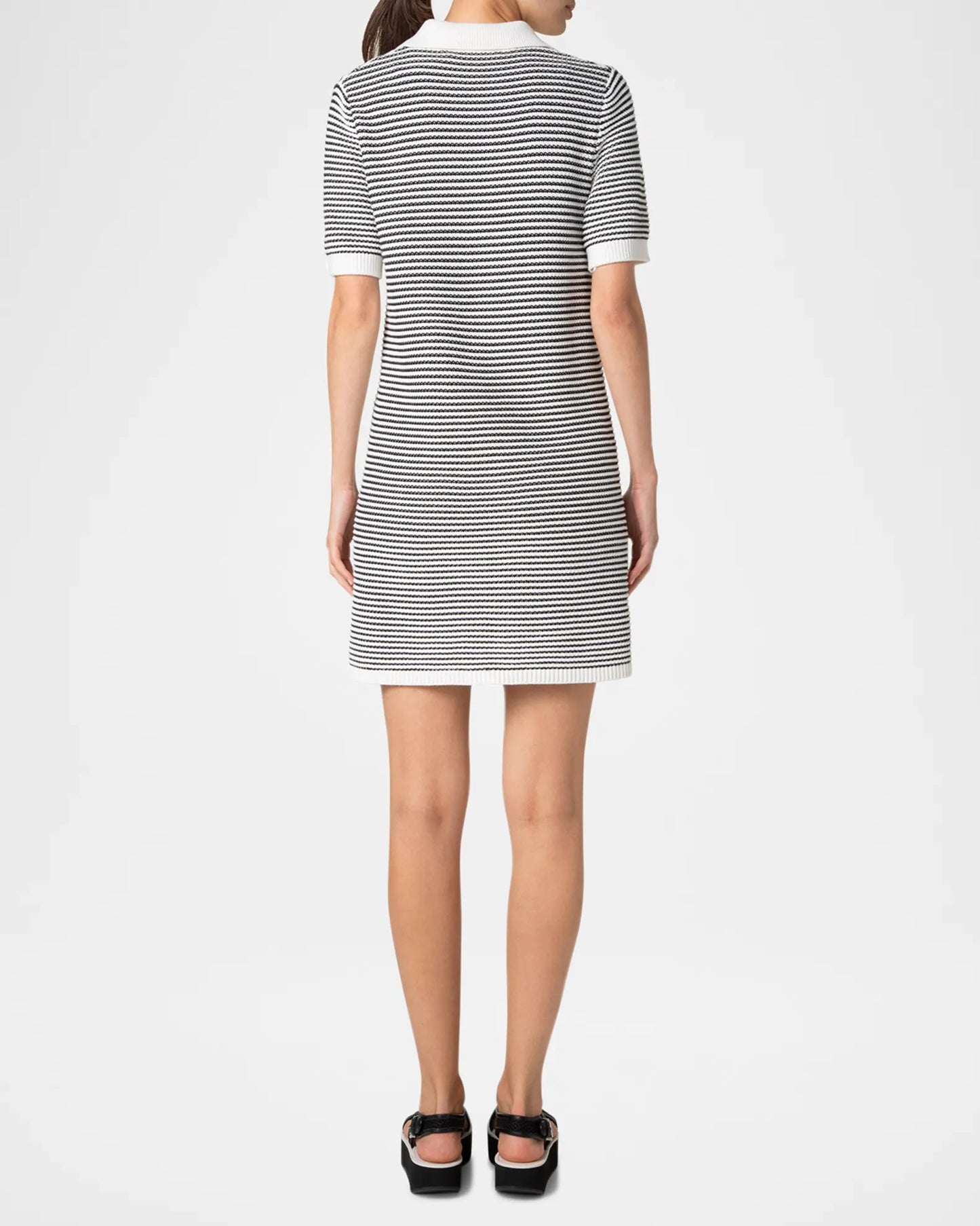 Chunky Knit Polo Dress