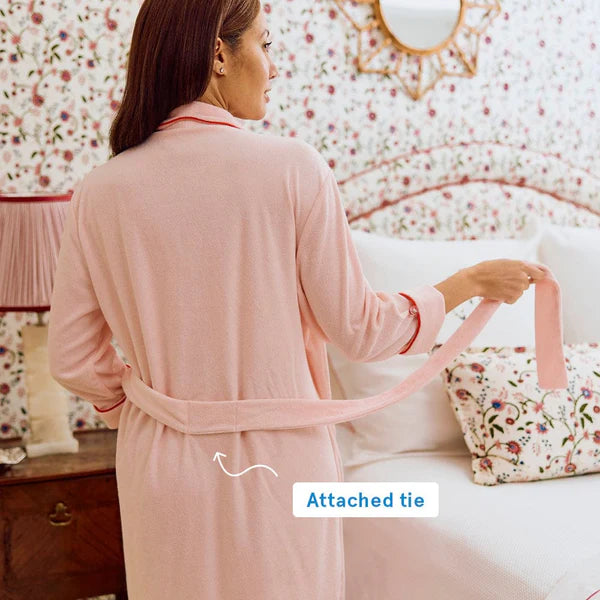 Scallop Lightweight Robe - The Lake Forest Shop