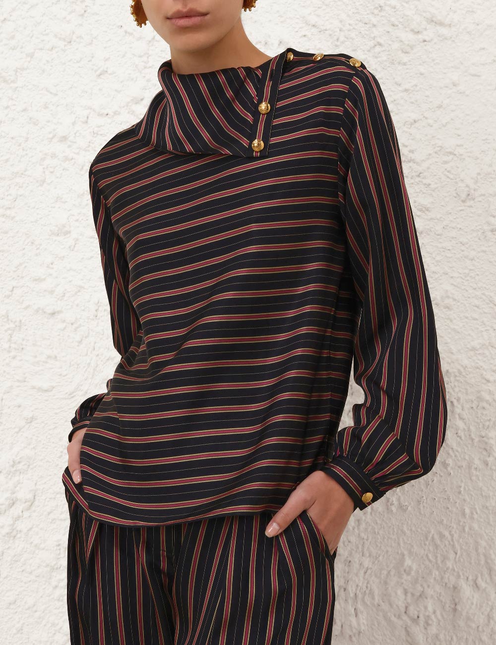 Valiant Cowl Neck Top - The Lake Forest Shop