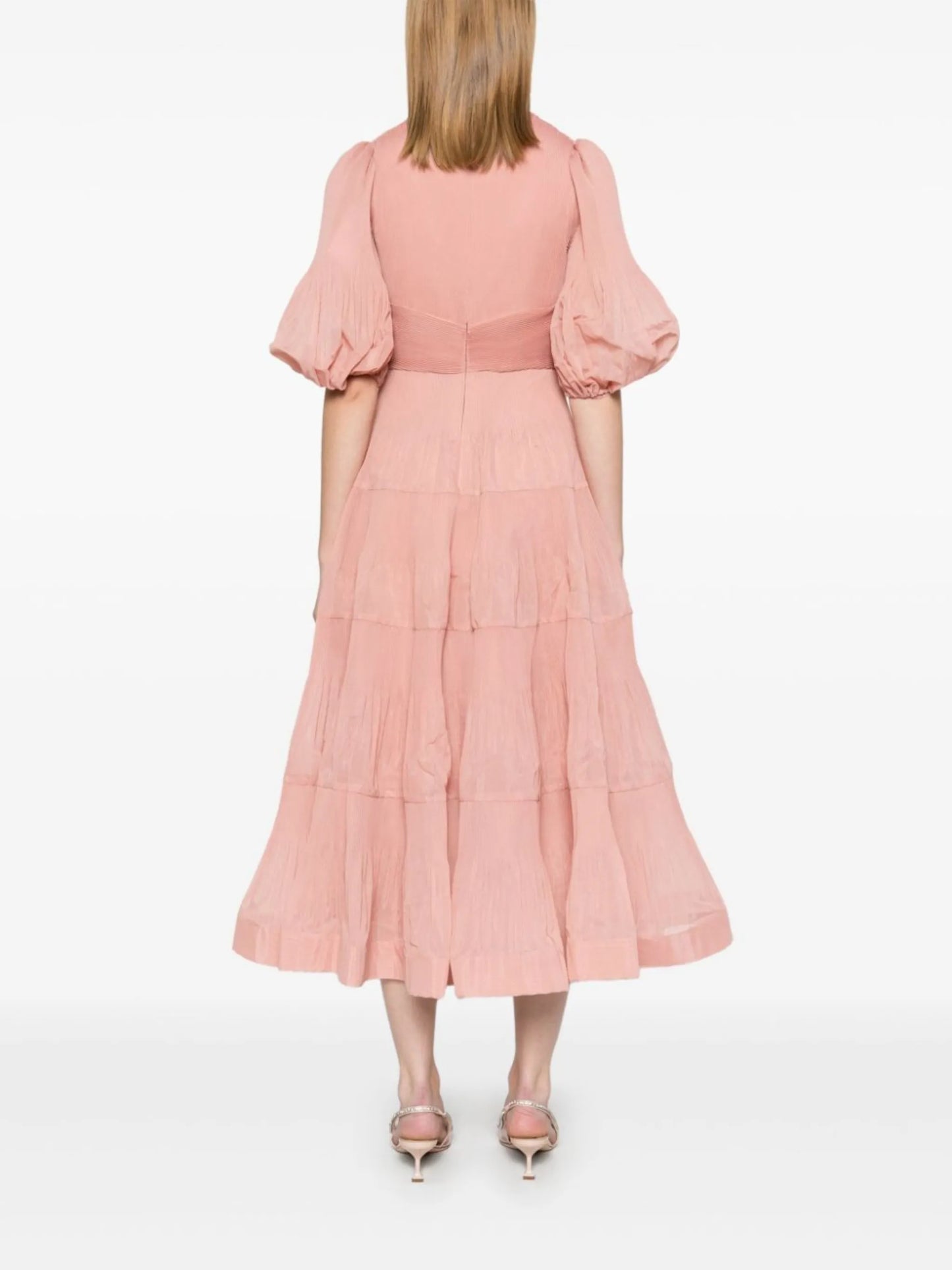 Pleated Midi Dress