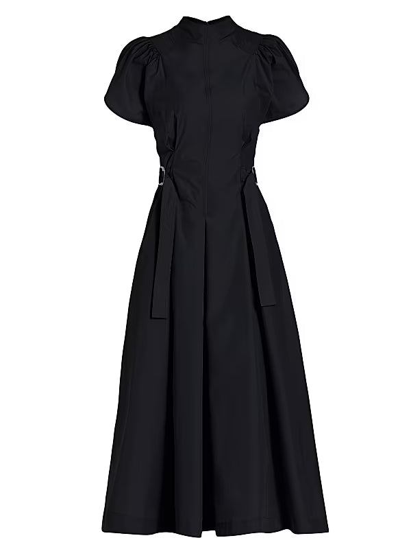 Side Tie Flare Dress - The Lake Forest Shop