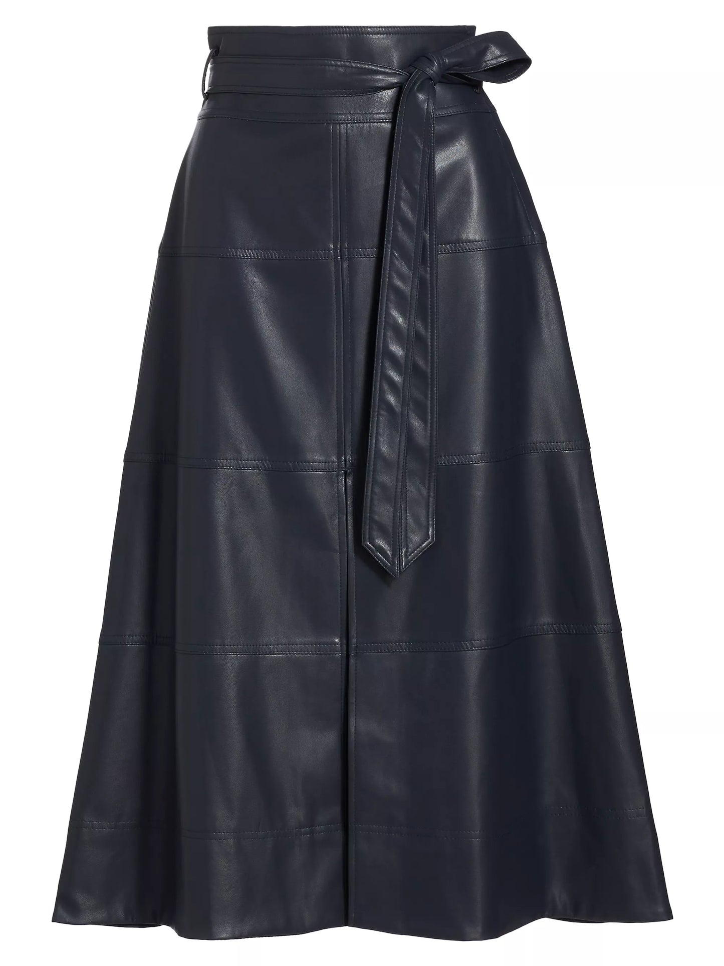 Hudson Skirt Vegan Leather Anthracite