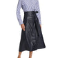 Hudson Skirt Vegan Leather Anthracite