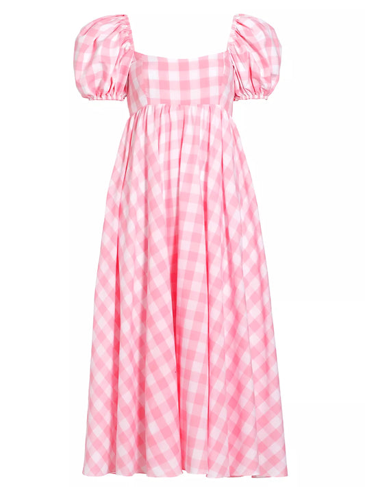 Rory Gingham Dress Pink