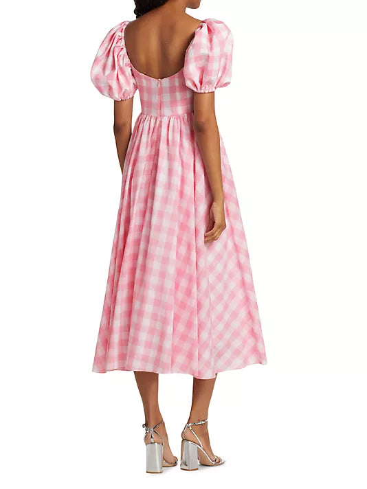 Rory Gingham Dress Pink