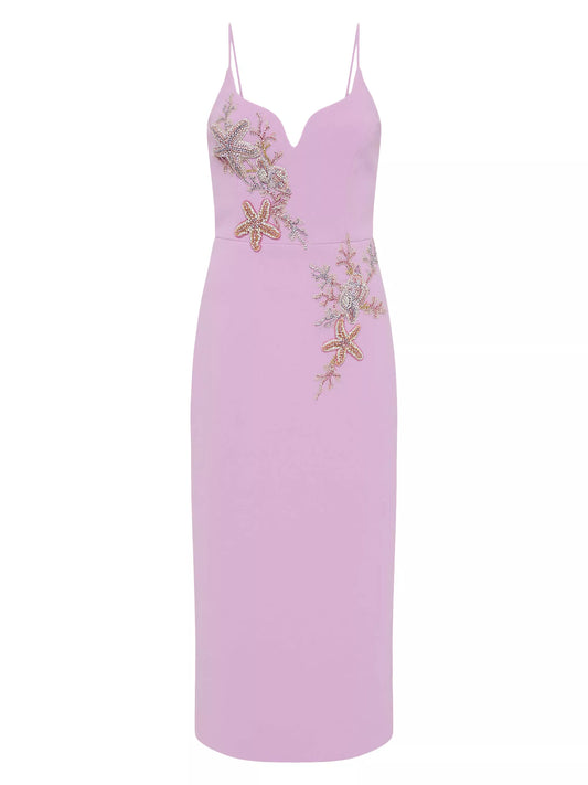 Chantara Starfish Appliqué Midi-Dress