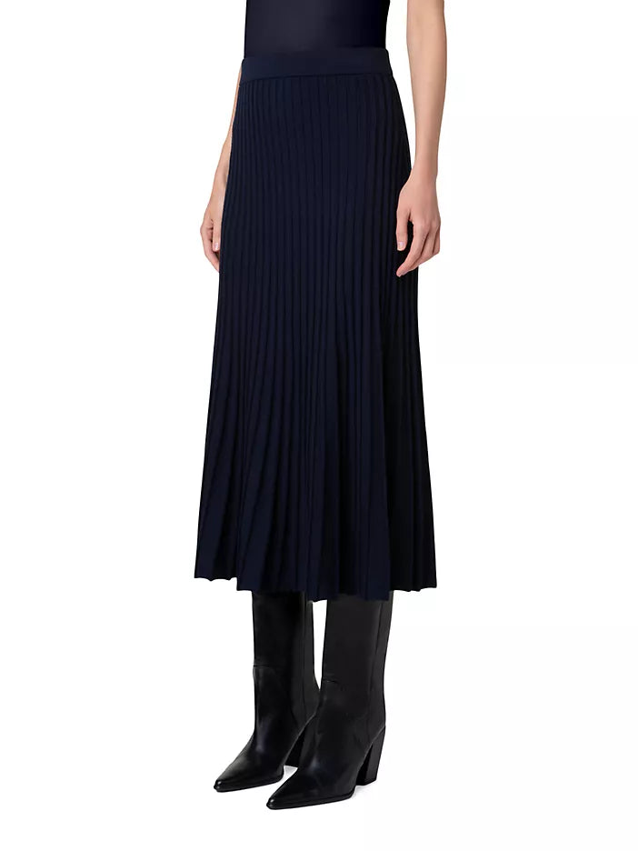 Akris punto  Knit Wool Ribbed  Midi-Skirt