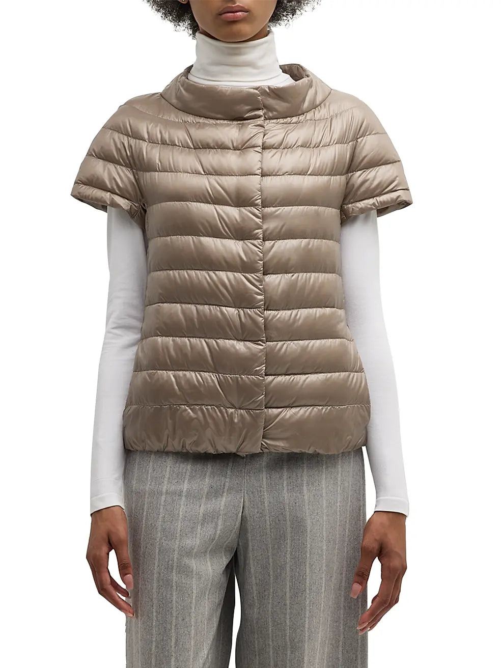 Iconico "Greta" Cap Sleeve Coat - The Lake Forest Shop