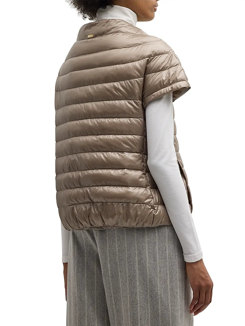 Iconico "Greta" Cap Sleeve Coat