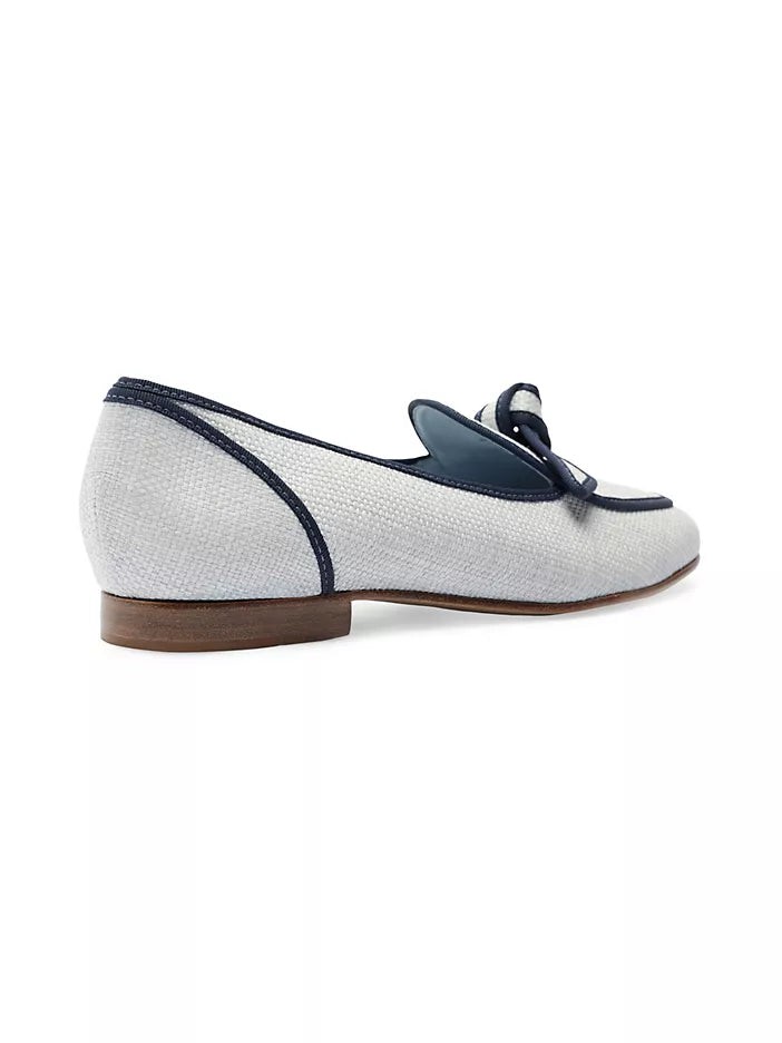 Grossgrain Raffia Loafer