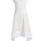 3D Flower Embroidered Midi Dress - The Lake Forest Shop