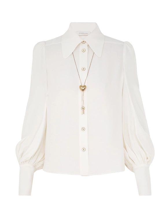 Collard Blouse Cream