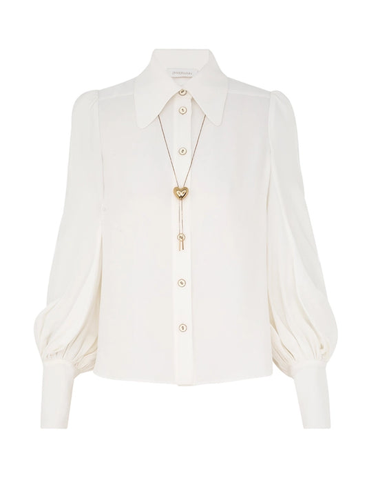 Collard Blouse Cream