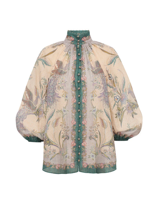 Indra Billow Blouse - The Lake Forest Shop