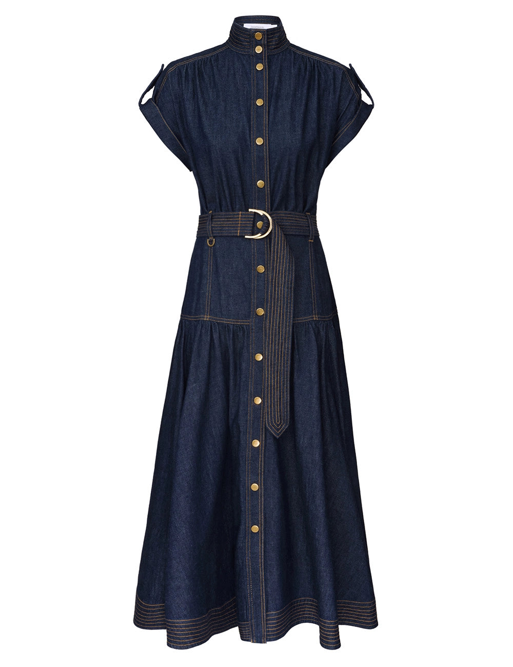 Denim Midi Dress - The Lake Forest Shop