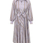 Emblem Tuck Midi Dress - The Lake Forest Shop