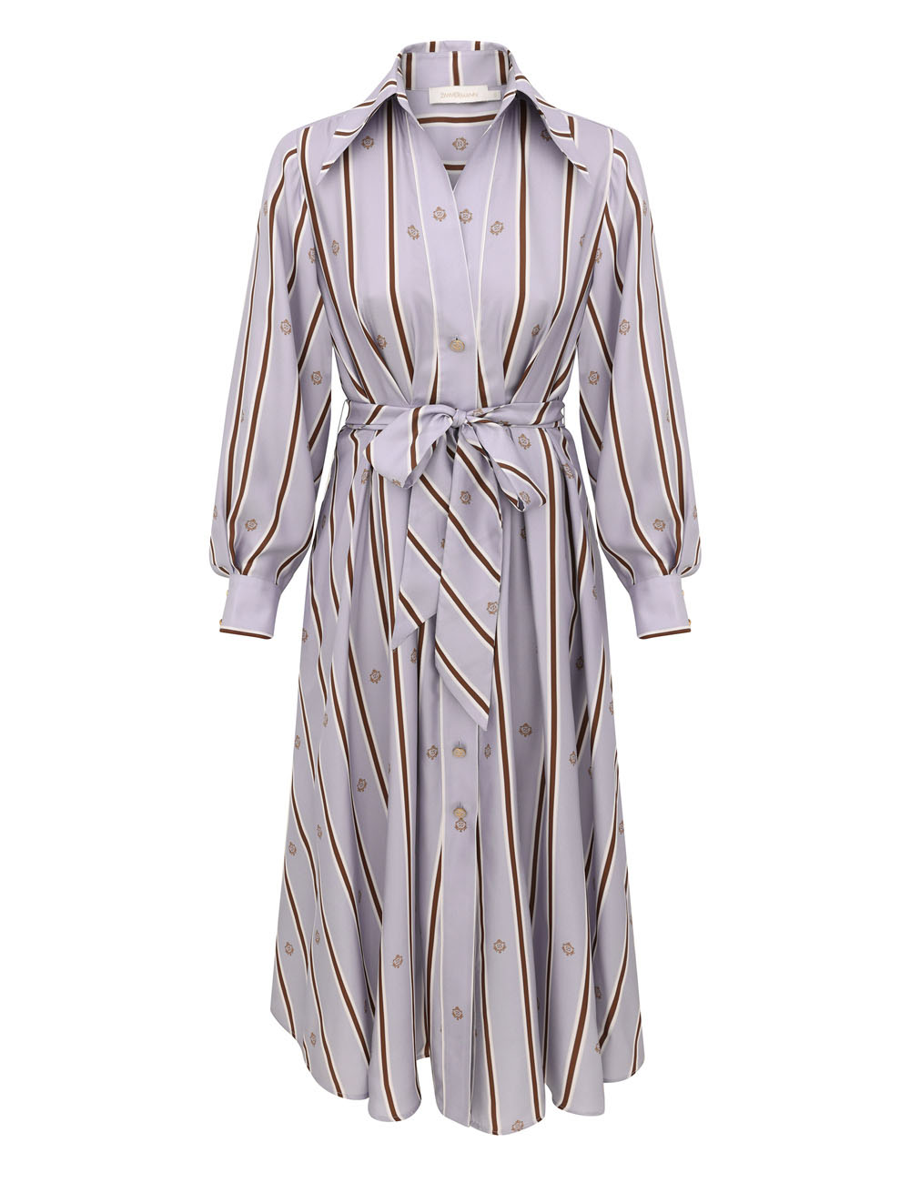 Emblem Tuck Midi Dress - The Lake Forest Shop