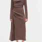 Odessa Long Sleeve Midi Dress