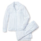 Petite Plume Pajama Set Striped Periwinkle