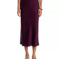 Bar Silk Skirt Bordeaux