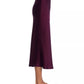 Bar Silk Skirt Bordeaux