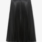 Daphne Skirt Faux Leather Black