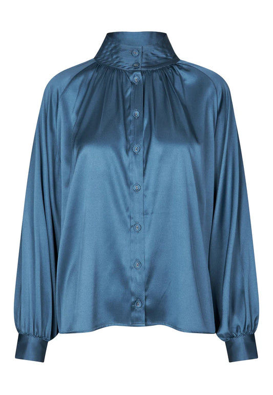 Nitadea Blouse in Cornflower Blue