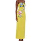 Rayna Applique Floral Bustier Maxi Dress