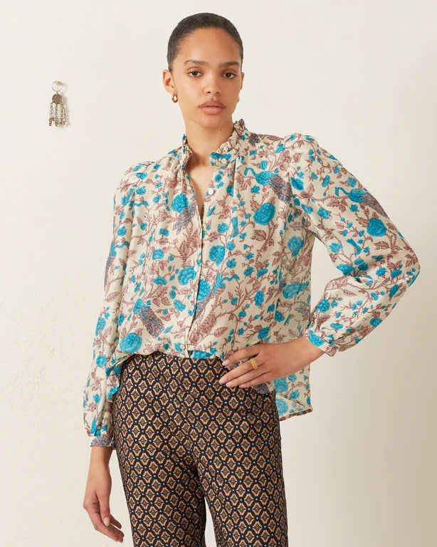 Annabel Peacock Plume Shirt