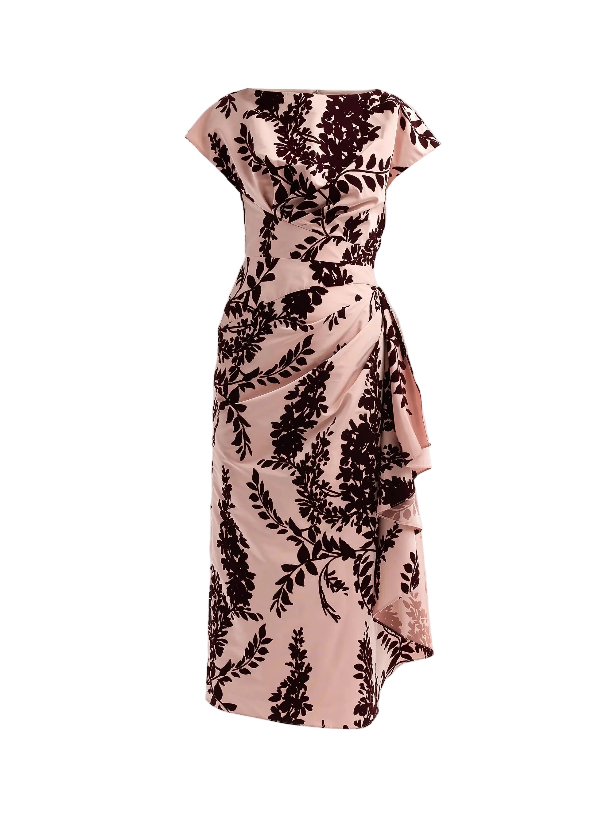Flocked Florence Dress