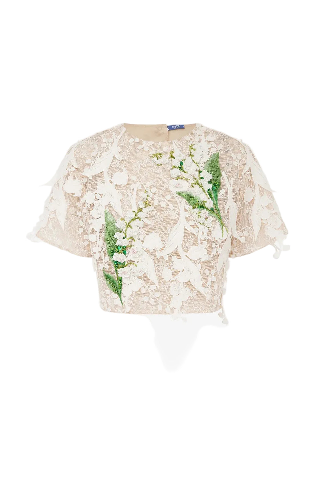 Indie Embellished Lace Sleeve Top