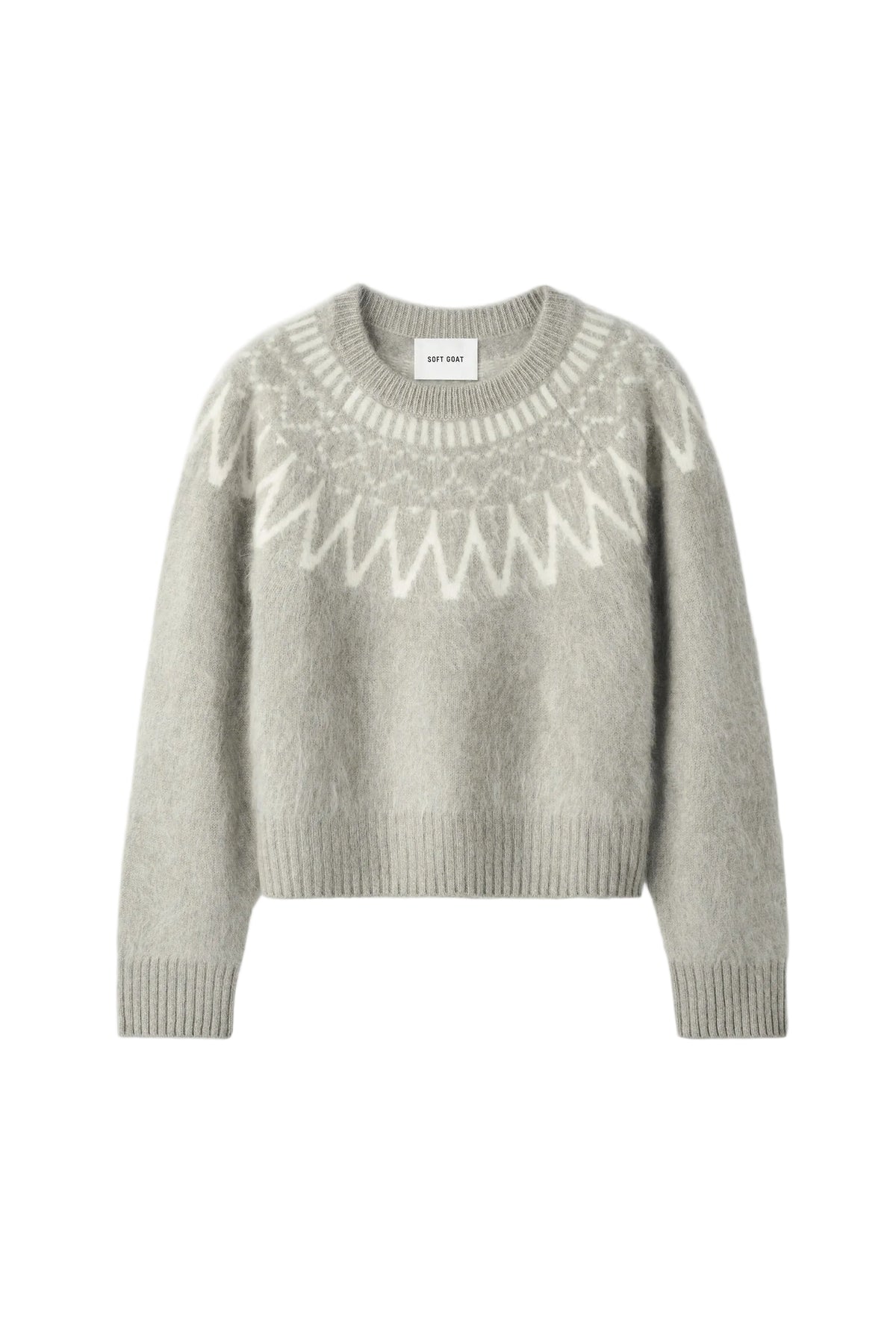 Brushed Fair Isle Crewneck