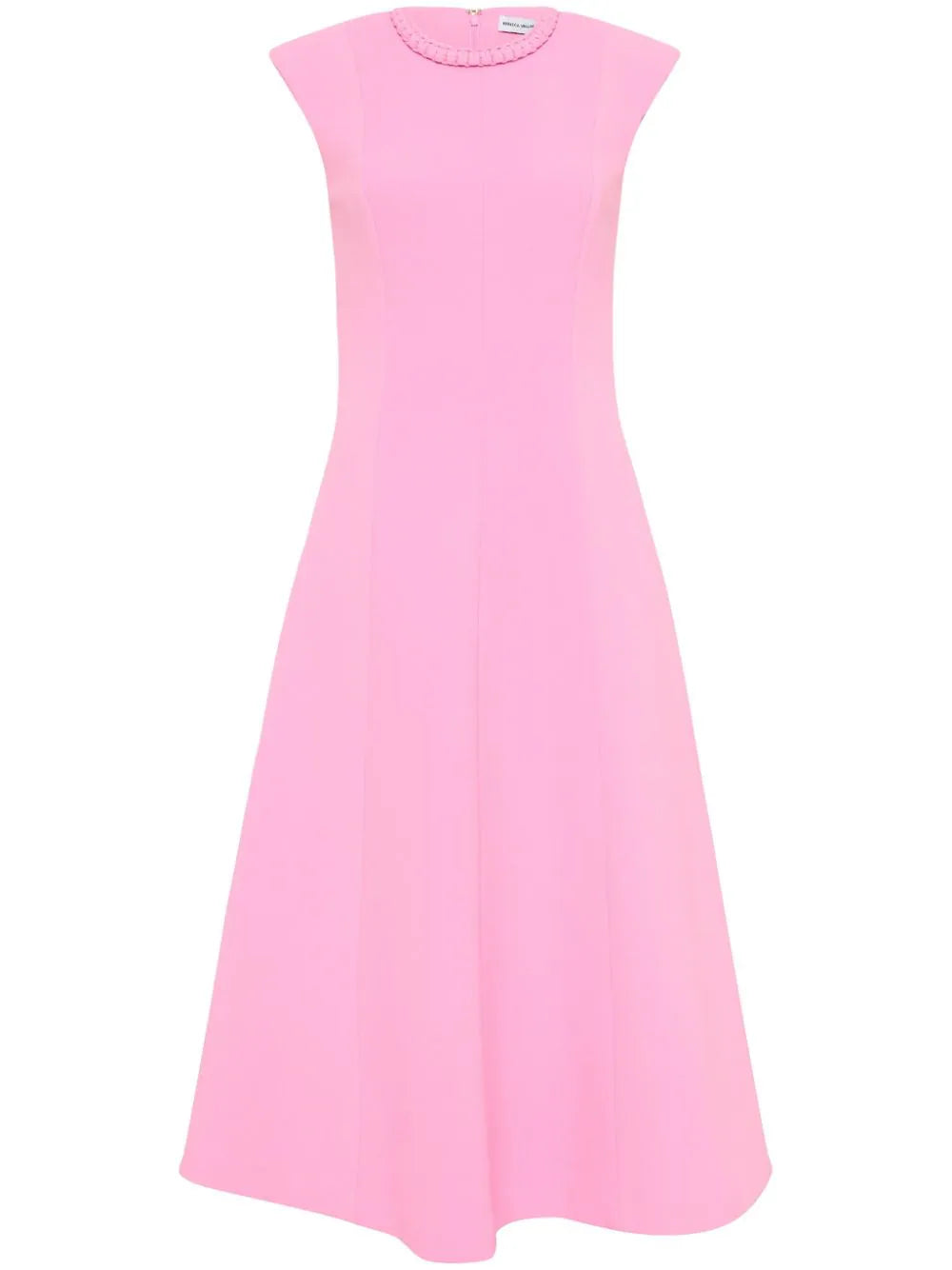 Rebecca Vallance Rochelle Sleeveless Midi Dress Pink