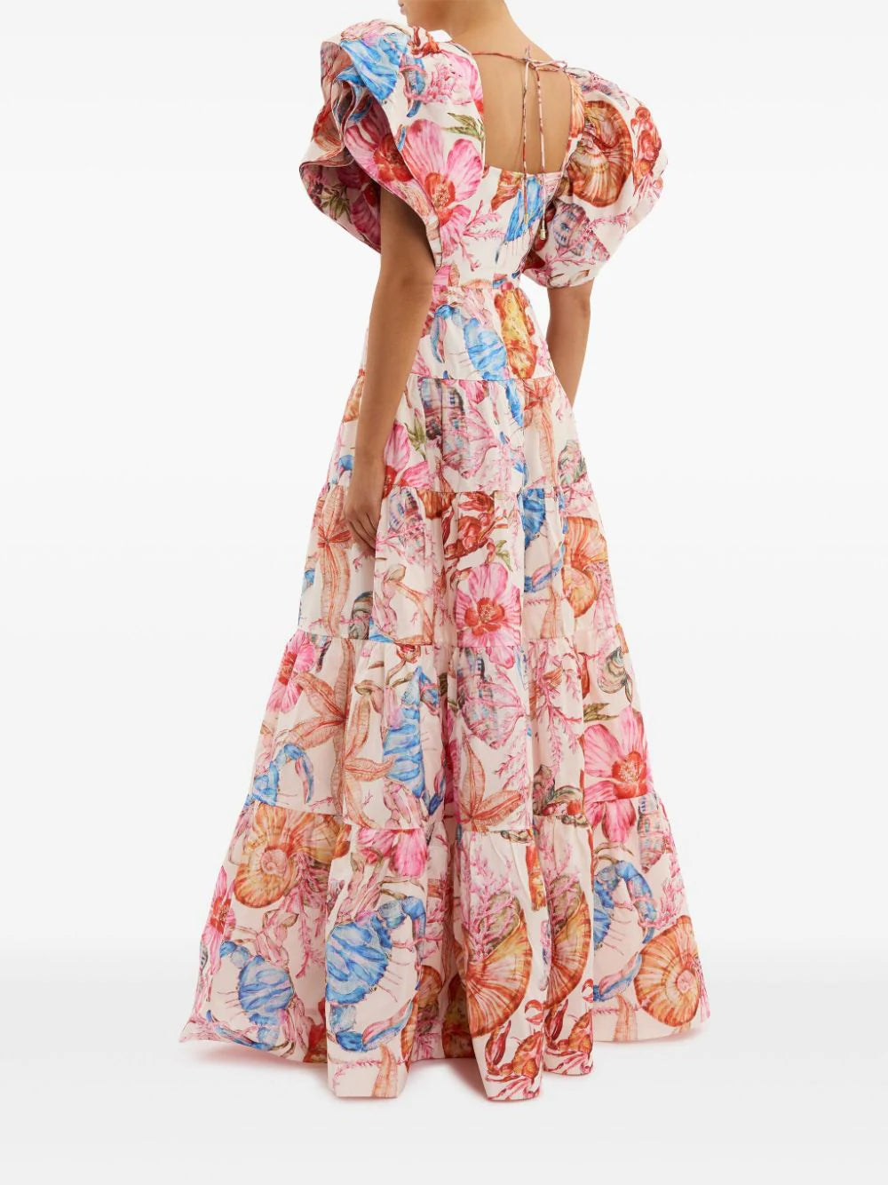 Rebecca Vallance Summer Seas floral-print gown