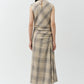 Burke S/L Draped Midi Dress - The Lake Forest Shop