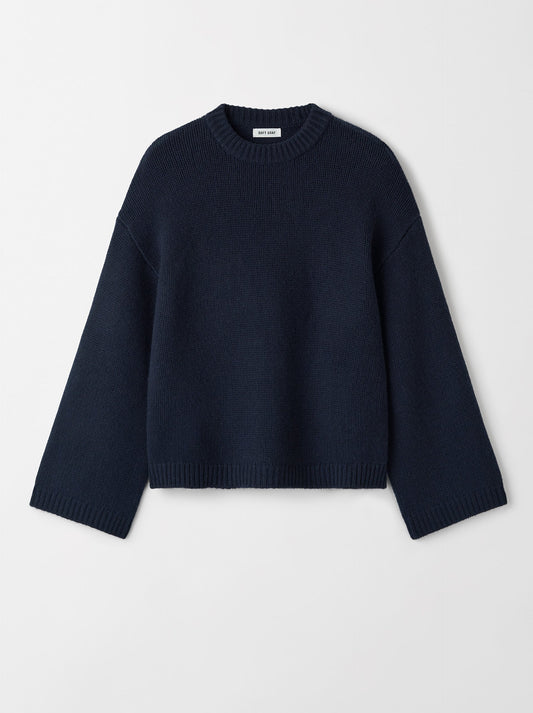 Chunky Crewneck Navy