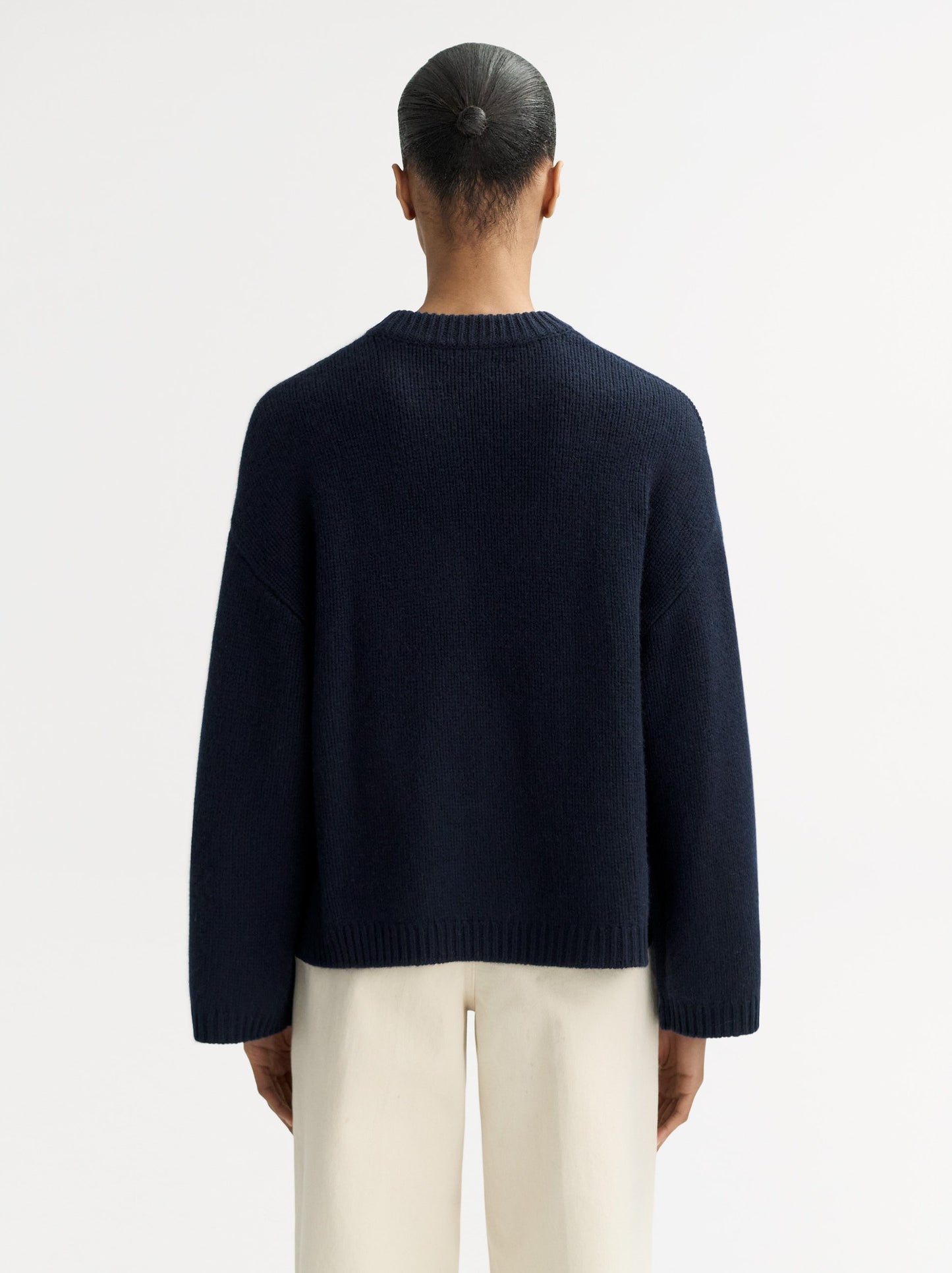 Chunky Crewneck Navy