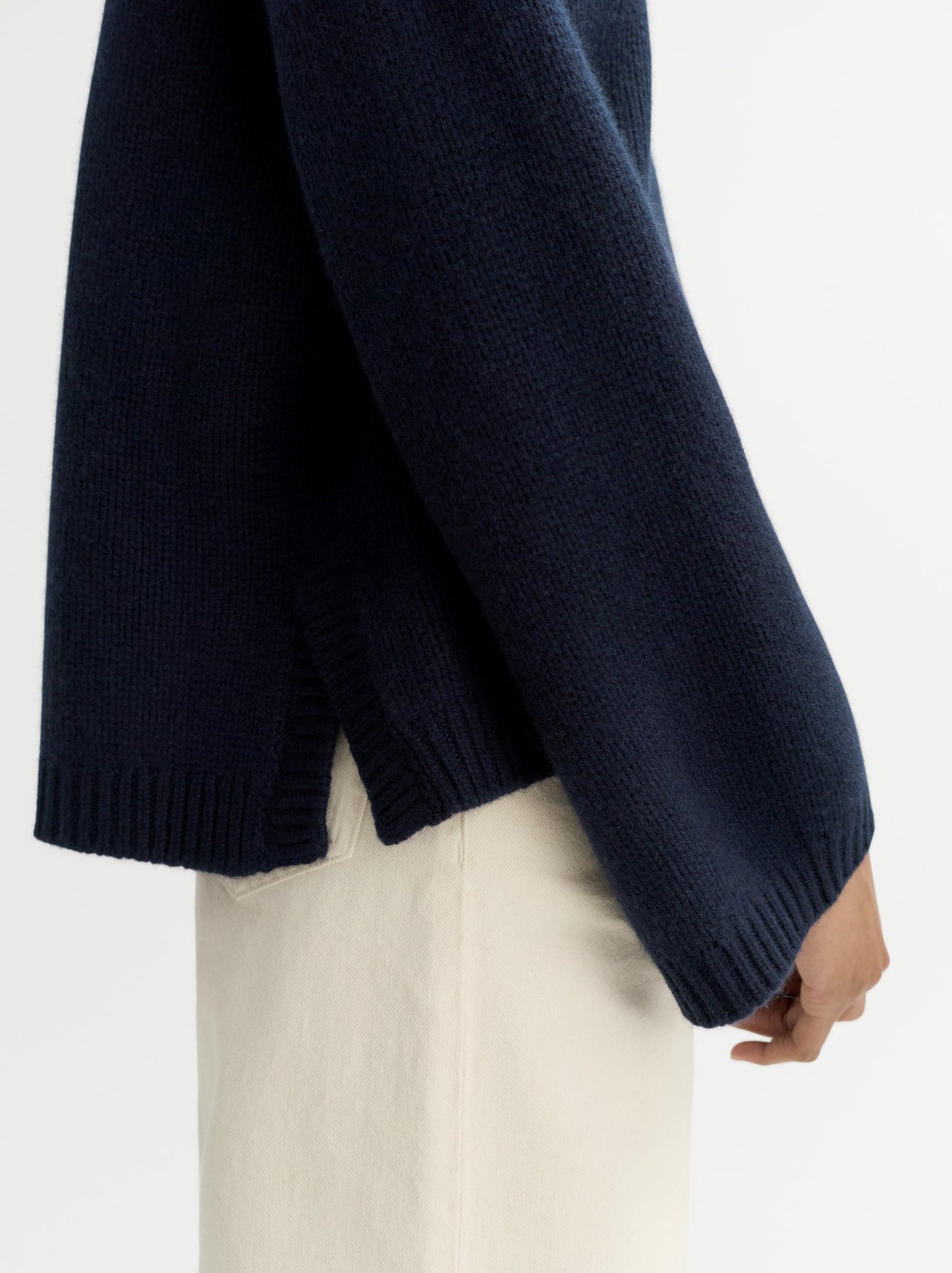 Chunky Crewneck Navy