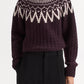 Fair Isle Cable Knit Sweater